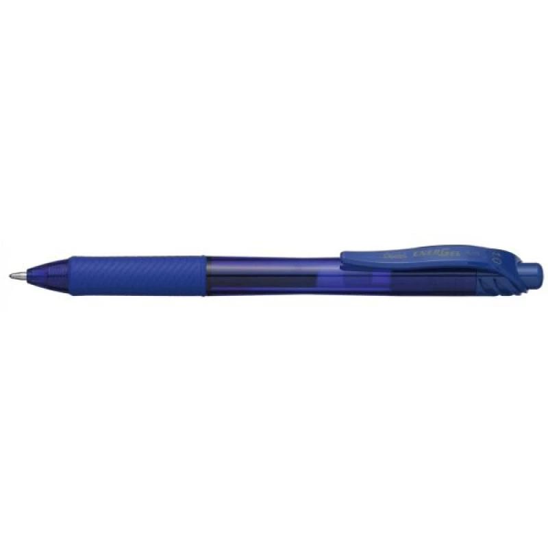 Užsegamas ištraukiamas rašiklis Pentel Energel X 1.0 Mėlynas