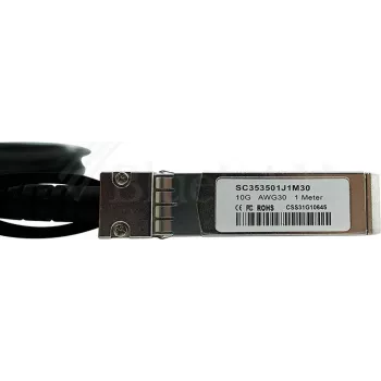 SFP+ Tiesioginio prijungimo kabelis CBO 0,5 m, kištukas–kištukas MCP2100-X00AB-BL