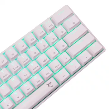 Mechaninė klaviatūra White Shark Shinobi-2 Brown Switch US išdėstymas — kompaktiškas dizainas, Brown jungikliai