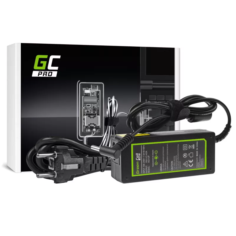 Maitinimo adapteris Green Cell AD72P Patalpų 65W Juodas
