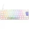 „Ducky DKON2061ST“ klaviatūra, skirta žaidimams, USB, QWERTZ, vokiška, balta