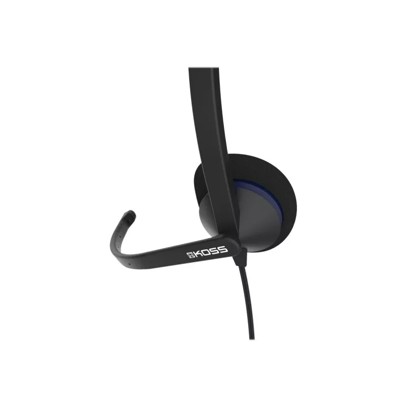 Koss | Ausinės | CS195 USB | Laidinės | Ant ausies | Mikrofonas | Juoda
