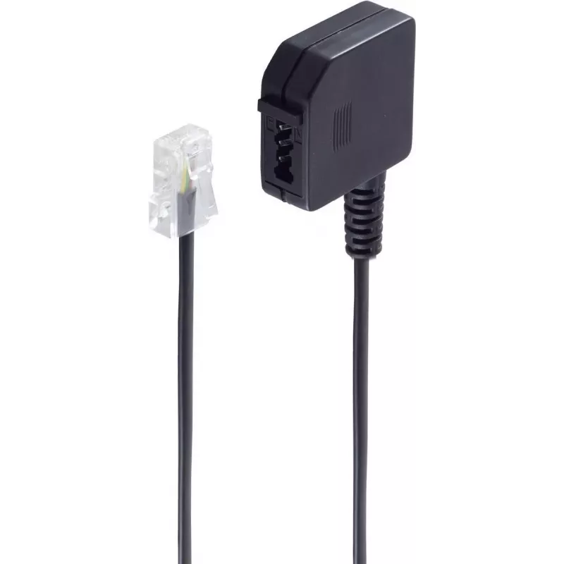 ShiverPeaks BS71041 telefono kabelis 0,2 m juodas