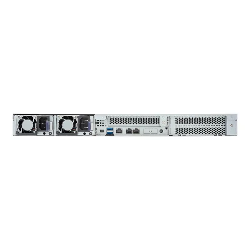 1U stovo serverio platforma GIGABYTE R133-C13-ACG1 — AMD B650E pagrindinė plokštė, Socket AM5, 4x DDR5 UDIMM lizdai, 800 W perteklinis maitinimo šaltinis, 4x 2,5 colio / 3,5 colio nišos