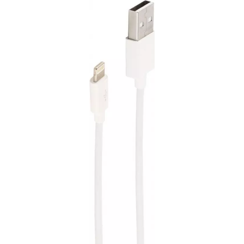 Lightning laidas ShiverPeaks BS14-12043 2m USB A Baltas