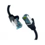 EFB-Elektronik RJ45 komutacinis kabelis su Cat.7 neapdorotu kabeliu, juodas, 0,5 m, S/FTP PIMF, tinklo kabelis, LAN, DSL, gamintojas: EFB Elektronik (EC020200149)