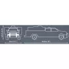Konstruojamas žaislas Cobi RAM 3500 gaisrinis automobilis COBI-24612 2-in-1 modelio rinkinys