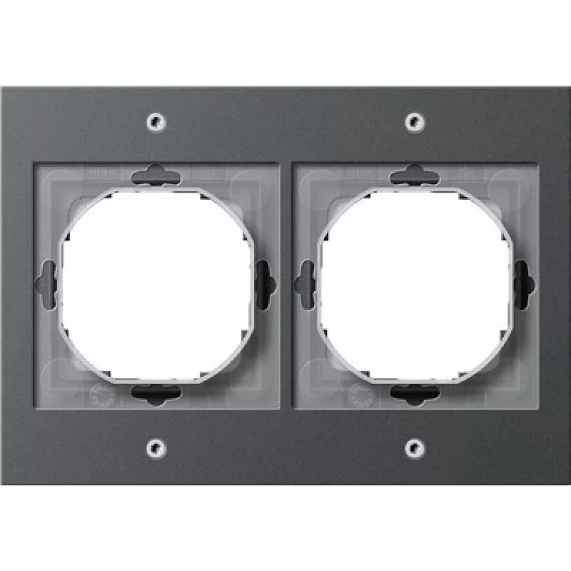 Sieninė plokštė GIRA TX_44 antracitinė, termoplastikas, 110×157 mm, įprastas dizainas