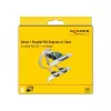 DeLOCK - Adapter Parallel/Serial - PCIe 1.1 Low-Profile - lygiagretusis x 1 + nuoseklusis x 2 (90413)