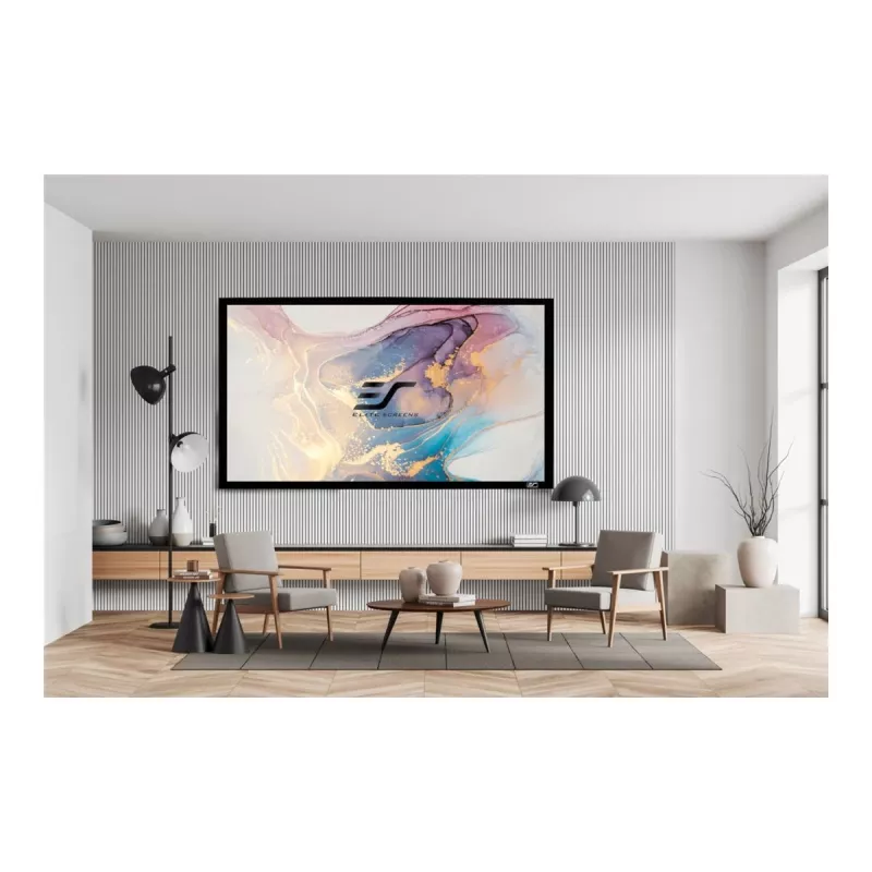 Elite Screens | SableFrame serija | ER120WH1 | Įstrižainė 120 colių | 16:9 | Matomas ekrano plotis (W) 266 cm | Juoda
