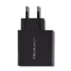 Maitinimo adapteris QOLTEC 51717 45W 20V 3A kintamosios srovės patalpų įkroviklis išmaniajam laikrodžiui, juodas