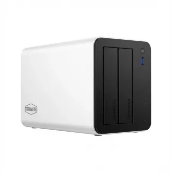 2-bay NAS TERRAMASTER F2-425 PLUS, 8GB DDR5 RAM, be diskų (nėra standžiųjų diskų)