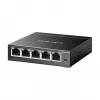Nevaldomas tinklo komutatorius TP-LINK Mercusys MS105GS-M2 — 5 prievadų Gigabit Ethernet (10/100/1000), juodas
