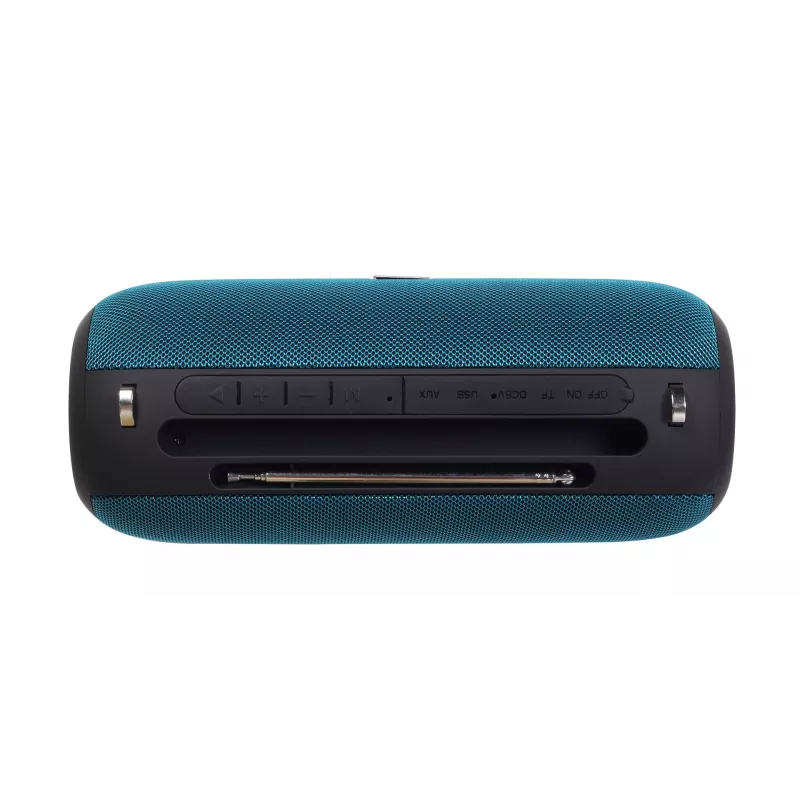 Stereo nešiojama kolonėlė GEMBIRD SPK-BT-17-G — Bluetooth 5.1, 5 W RMS, 1200 mAh, MicroSD, FM, AUX