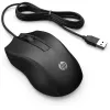 HP Wired pelė 105, abiem rankoms tinkama, optinė, USB Type-A, 1600 DPI, juoda