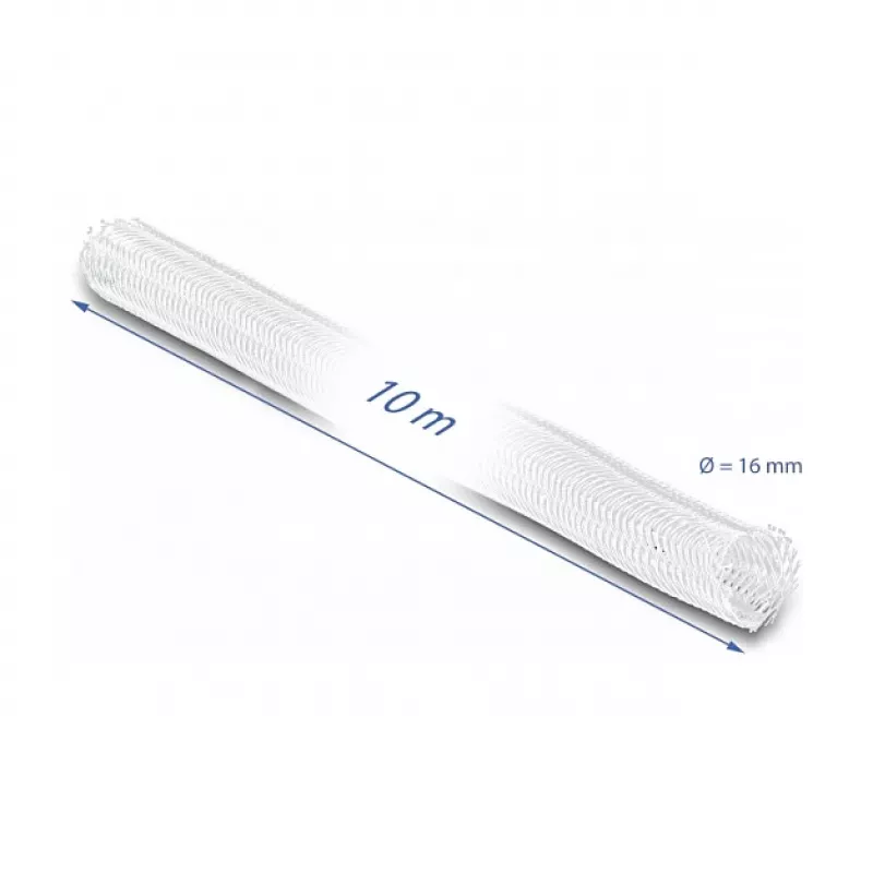 Pintinis apvalkalas DeLOCK 20814 10 m x 16 mm baltas
