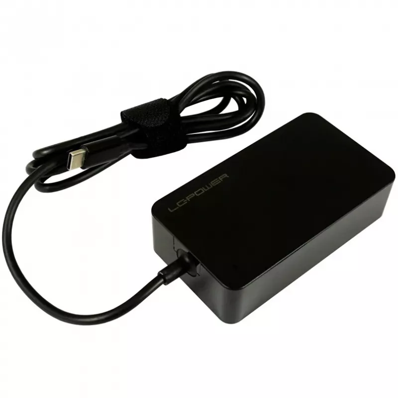 LC Power LC-NB-PRO-45-C - Maitinimo šaltinis - AC 110-240 V - 45 W - Juoda