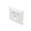 Digitus | sieninė plokštė Keystone moduliams, vokiško tipo, vidurinė plokštė 50x50 mm, rėmelis 80x80 mm | DN-93811