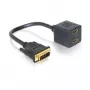 Adapteris DVI 25 kištukas į 2x HDMI lizdas 0,2 m DeLOCK 65069