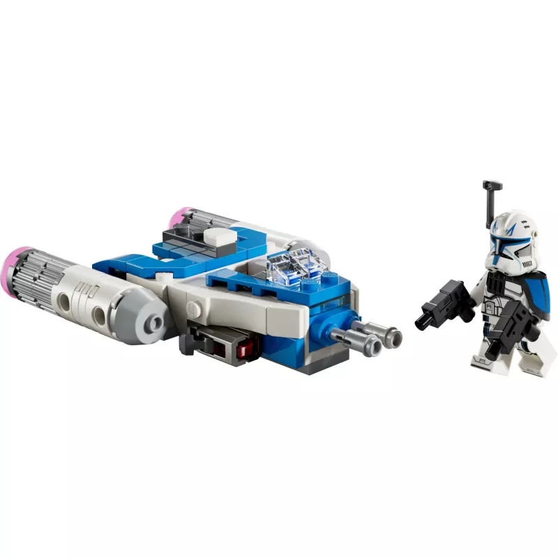 LEGO Star Wars kapitono Rekso Y-Wing mikrokovotojas – kolekcinis žaislas iš „Kloneų karų“ su minifigūrėle, skirtas 6+ metų berniukams