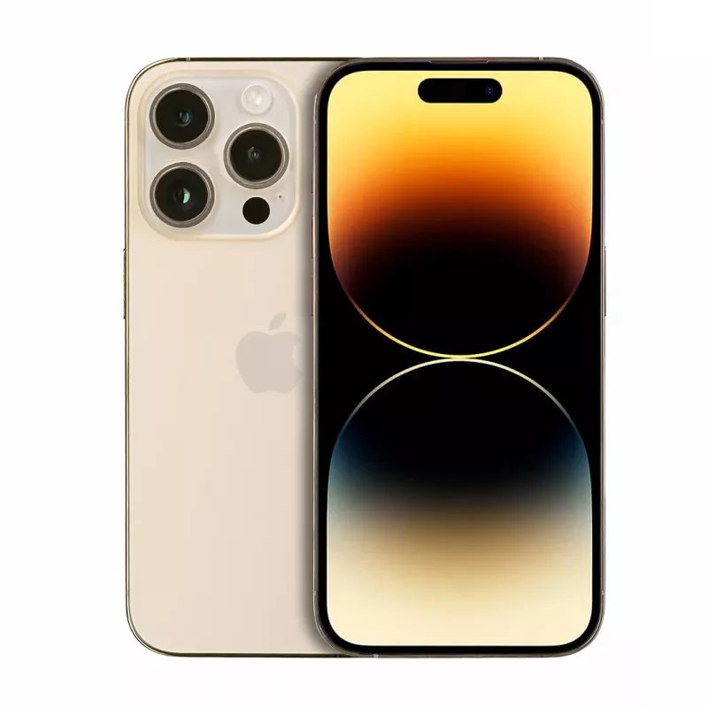 Apple iPhone 14 Pro 17 cm (6.7) Dual SIM iOS 16 5G 128 GB Auksinis Atnaujintas / restauruotas
