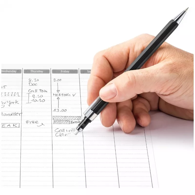 Mechaninis pieštukas Staedtler 778 05-9, 0.5 mm, šešiakampis korpusas, juodas, juodas grafitas