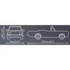 Cobi konstrukcinis žaislas Opel Rekord C 1700 L Cabriolet modelio rinkinys, mastelio modelio konstravimo rinkinys