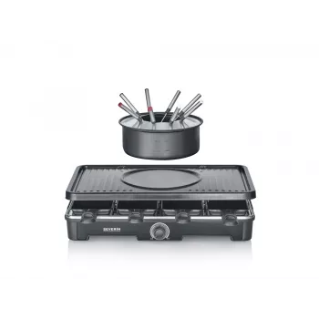 Raclette Grill Severin RG 2347 8 asmenims 1400 W juoda
