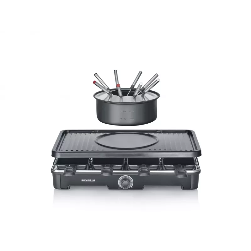 Raclette Grill Severin RG 2347 8 asmenims 1400 W juoda