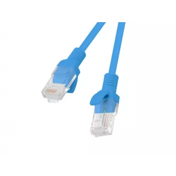 Tinklo kabelis LANBERG PCU6-10CC-0200-B Cat6 U/UTP RJ-45 – RJ-45 2 m Mėlynas, CCA laidas, 250 MHz