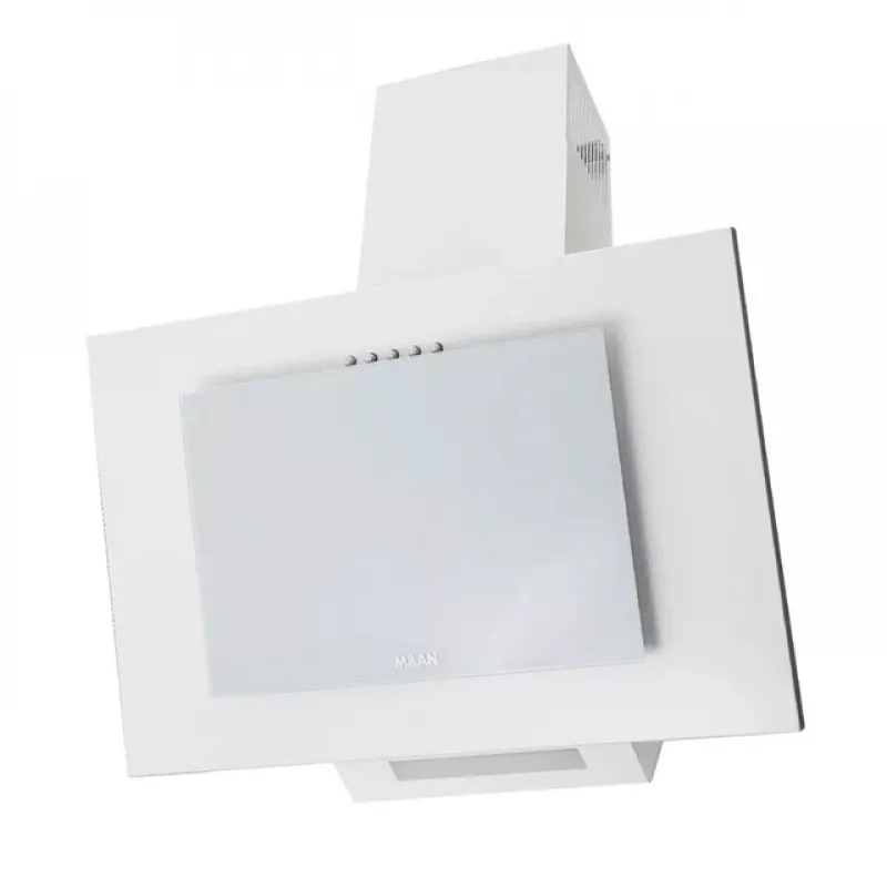 Kamininis gartraukis MAAN Vertical PG 60 — 59,6 cm, balta, 320 m³/val., 3 greičiai, LED lemputės