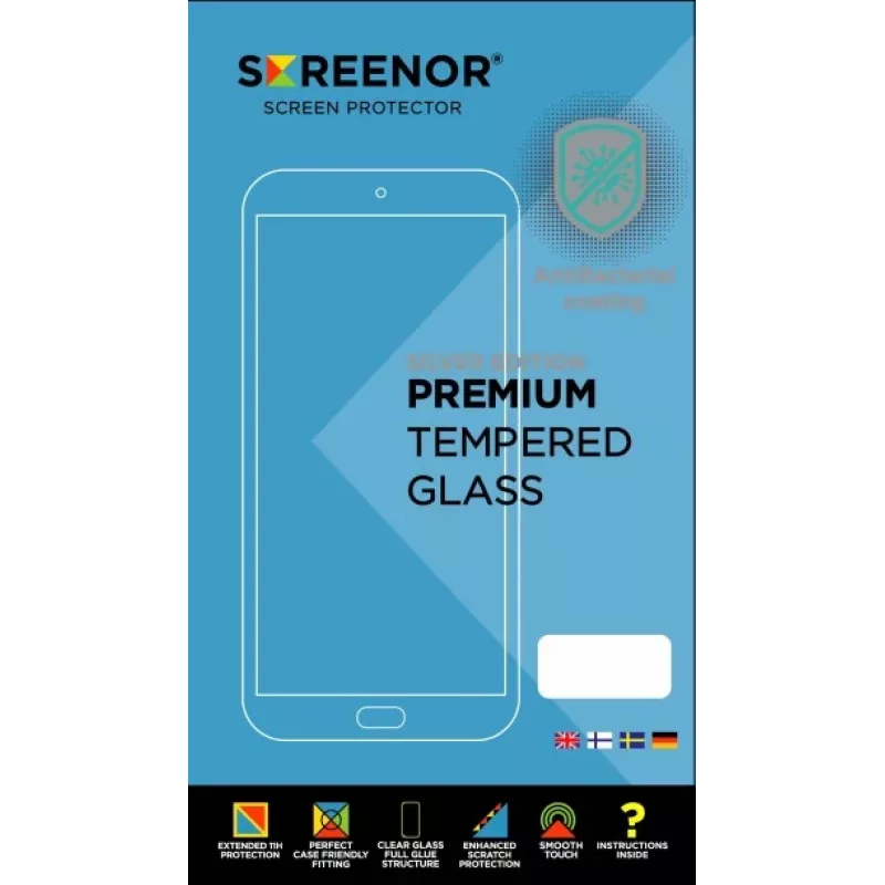 Skaidrus ekrano apsauga SCREENOR, skirta Apple iPhone 12 / 12 Pro — 6,1 colio