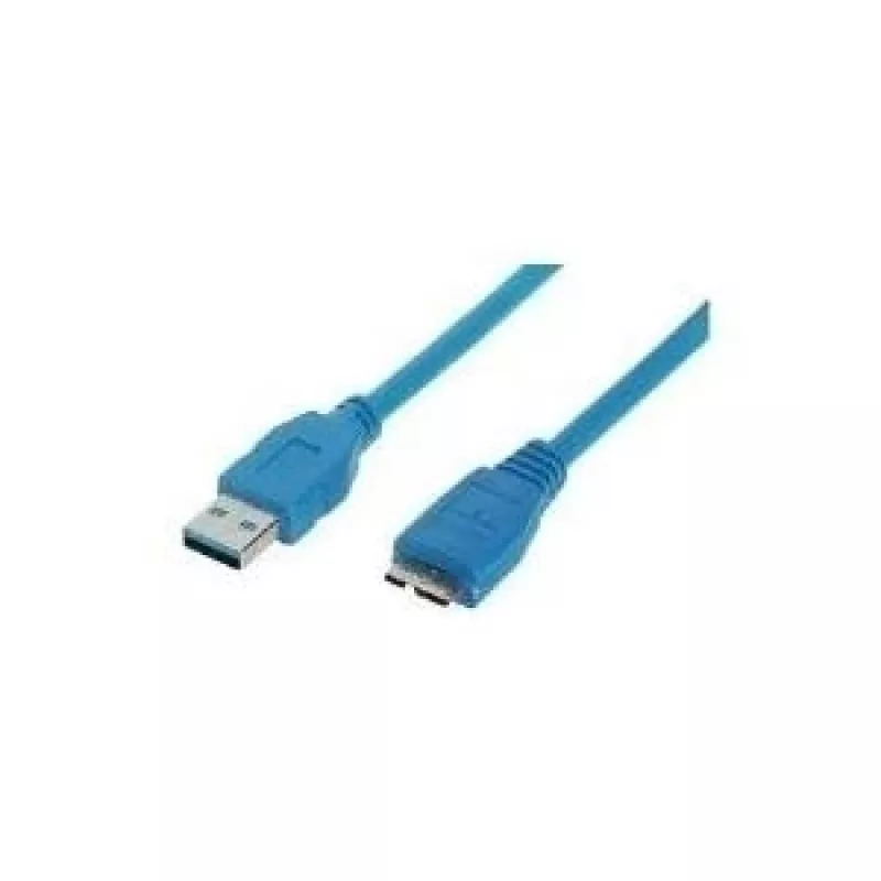 USB laidas ShiverPeaks BS77190 0,5 m USB 3.2 Gen 1 Micro-USB B Mėlynas