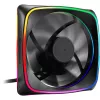 Ventiliatorius Sharkoon RGB SHARK Lights 12 cm juodas