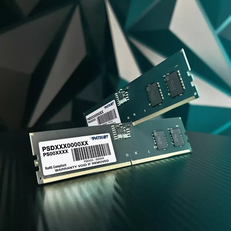PATRIOT Signature 16 GB DDR5 4800 MHz ECC 288 kontaktų UDIMM 1,1 V atmintis staliniams kompiuteriams / serveriams