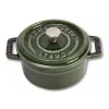 Staub 40509-804 mini troškinimo puodas 10 cm bazilikų žalios spalvos, ketaus