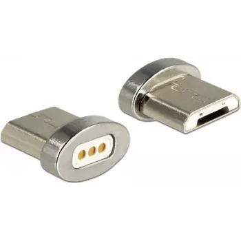 Kabelių adapteris DeLOCK 65929 USB Type Micro-B magnetinė sąsaja sidabrinis