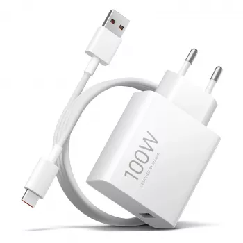 Sieninio įkroviklio rinkinys „Xiaomi 100W Charging Combo“ (Type-A) EU – didelės galios USB Type-A adapteris