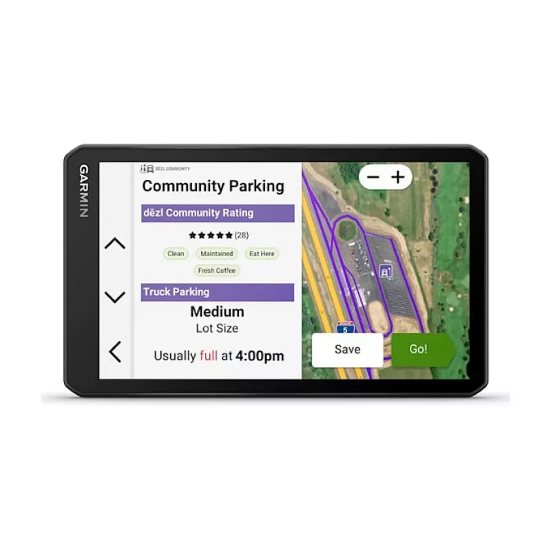 Navigator Garmin dēzl LGV720 6.95 colių TFT jutiklinis ekranas 32GB Juodas