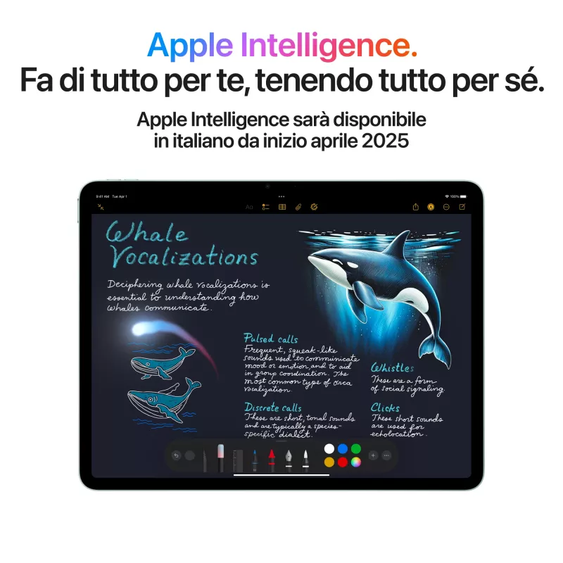 Apple iPad 13 colių Air Wi-Fi 128GB - Violetinė