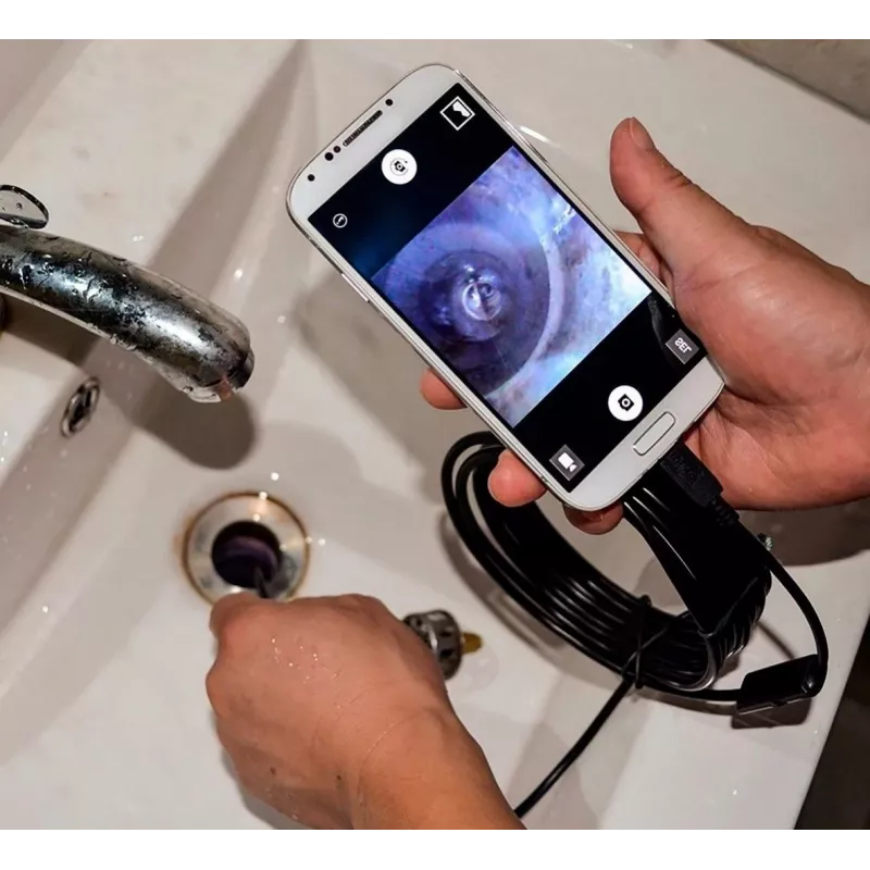 USB endoskopas MEDIA-TECH ENDOSCOPE 66° CMOS, 640x480 30fps, IP67, 6 LED, magnetas ir kablys