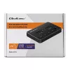 Qoltec 52274 M.2 SSD diskų prijungimo stotelė | NVMe | SATA | USB-C | DUAL 2 x 2TB