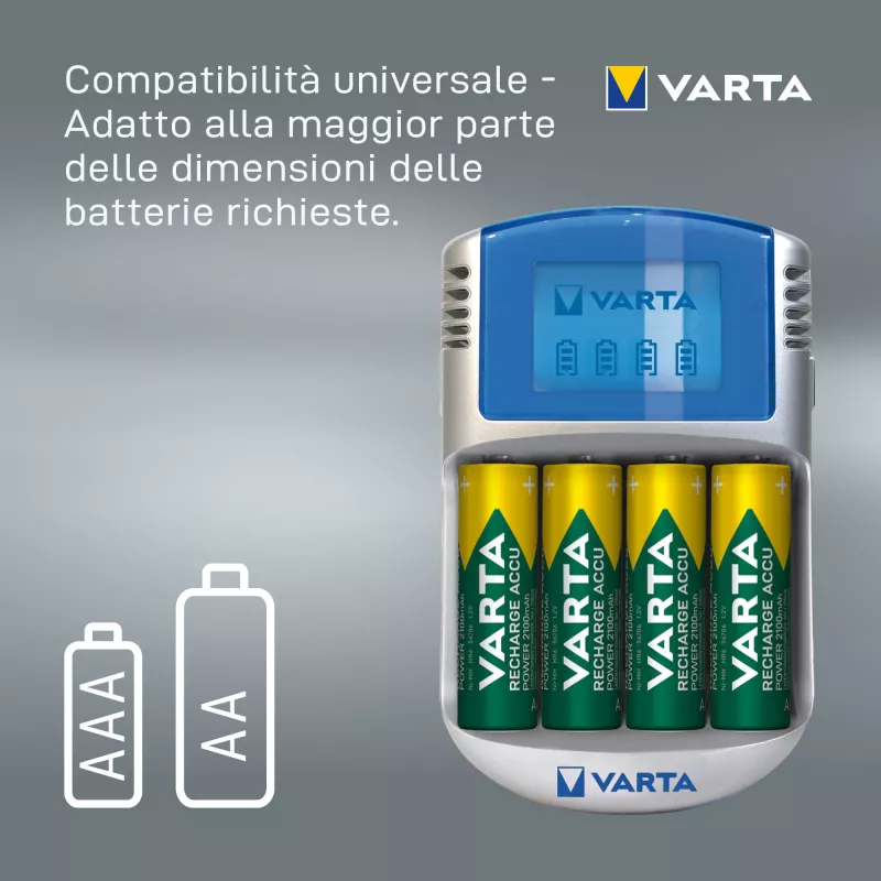 Baterijos įkroviklis Varta POWERLCD