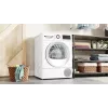 Kondensacinė skalbinių džiovyklė Bosch WQG145APPL 9 kg šilumos siurblys, 14 programų, LED ekranas, balta