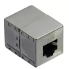 RJ-45 modulinė jungtis VALUE Cat.6 ekranuota sidabrinė