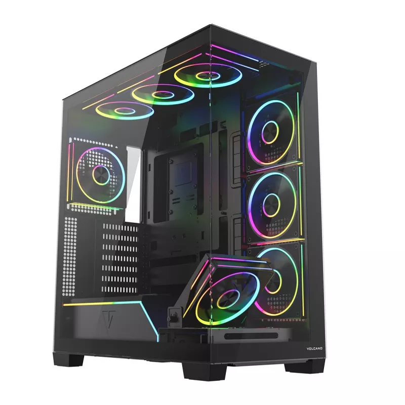 Modecom Volcano Stellar Plus ARGB Midi 8F Juoda