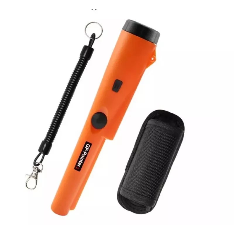 Rankinis metalo detektorius Extralink GP-Pointer SA-980 oranžinis — tikslus zondas smulkiems metaliniams objektams aptikti