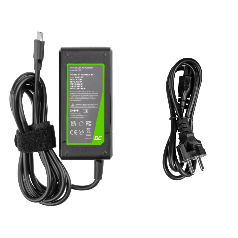 Adapter Green Cell AD133P Indoor 45W Juoda