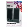Staliniai / lentyniniai garsiakalbiai DEFENDER SPK-170 2.0, 4 W RMS, laidinis USB 5 V, 3,5 mm, juodi