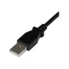 StarTech.com 2m USB 2.0 A į stačiu kampu dešinį B kabelį - M/M, 2 m, USB A, USB B, USB 2.0, 0.48 Gbit/s, juodas
